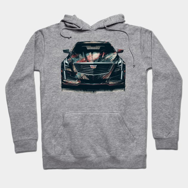 Cadillac CT6 Hoodie by Vehicles-Art